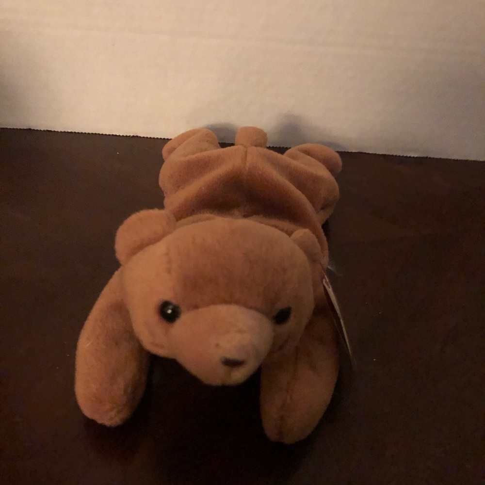 Vintage Retired Beanie Baby Cubbie Brown Bear Baby Cub 1993 PVC Pellets HTF